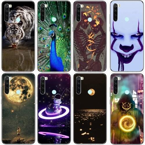 For Redmi Note 8 Pro Case Silicone TPU Cover Phone Case On for Redmi Note 8T Protective Case for Redmi Note 8 Funda Coque