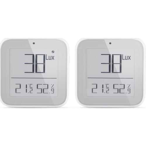 Tuya Zigbee Smart Room Mesh Brightness Temperature Humidity Light Detector Sensor Hygrometer Thermometer App Control