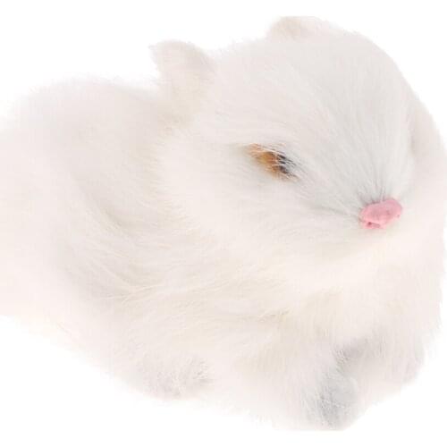 Multi-sized Rabbit Statue Home Garden Ornament Prop Model Figure