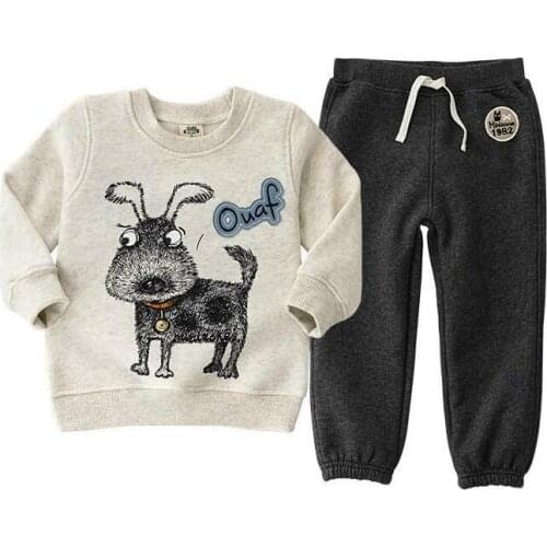 Fashion bear sport clothing sets for kids clothes 3-6Y hoodies T-shirt for boys clothes spring autumn casual childrens clothing