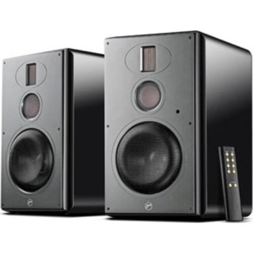 HIVI H6 Computer Desktop Multimedia Audio 2.0 Three-way High Fidelity WiFi Bookshelf Active Speaker