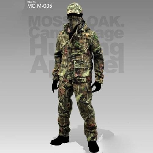 MC toys1/6 Scale Male Soldier Costume MCM-005 TOYS Bionic Color Hunting Suit Model For Action Figure Body DIY