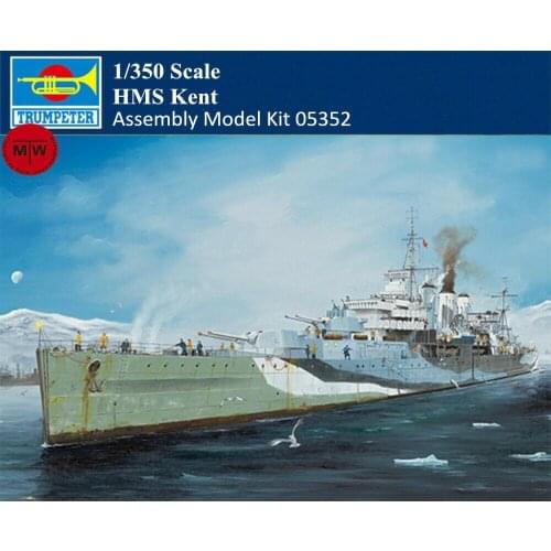 Trumpeter 05352 1/350 HMS Kent Heavy Cruiser Military Plastic Assembly Model Kit