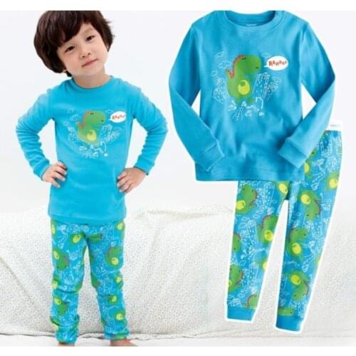 Low Price Kids Baby Pajamas Set Toddler Children Boy Girls Cotton Pijamas Long Sleeve Pyjamas set Tops Pants Sleepwear Underwear
