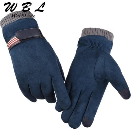 WarBLade Women Gloves Autumn Winter Cute Furry Warm Mitts Full Finger Mittens Women Outdoor Sport Female Gloves Screen Luvas