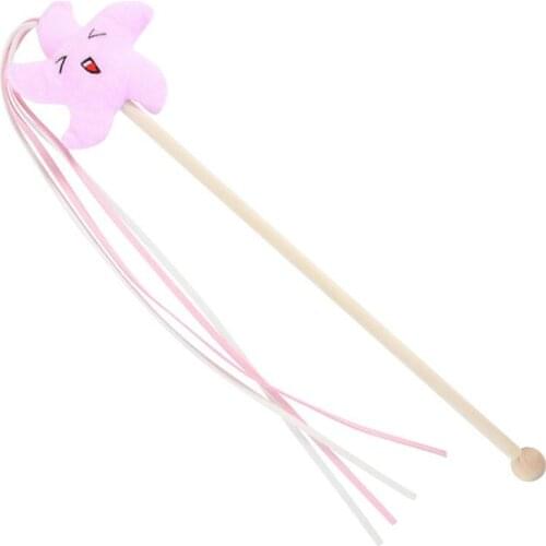 Plush Cat Toy Cat Teaser Tassel Interactive Catnip Pet Toy Wand Cat Octopus Toys for Cats Cat Stick Toy for Kitten Cat