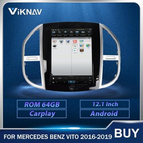 Android system car radio multimedia player FOR Mercedes Benz Vito 2016-2019 car touch screen GPS navigation stereo autoradio 2 d