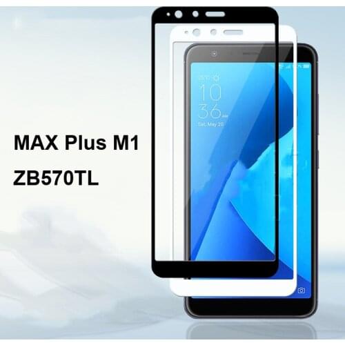 Ultra-Thin white black color full screen protector Tempered Glass film For Asus ZenFone MAX Plus M1 Screen protective glass film
