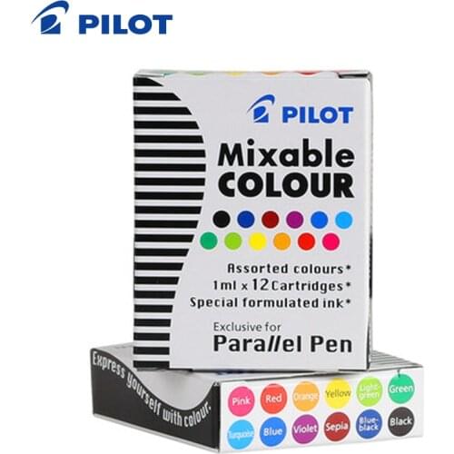 Japan Pilot Parallel Pen Dedicated Ink Cap 12 Color Non-carbon Ink Disposable Ink Cray IC-P3