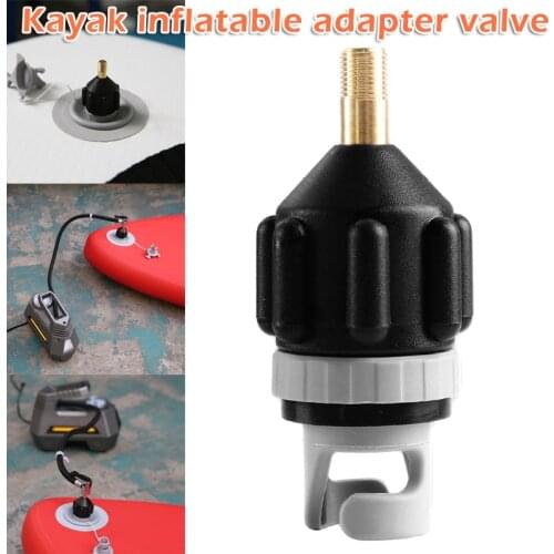 1pc Inflatable Boat SUP Pump Adapter Air Pump Valve for Kayaking SEC88