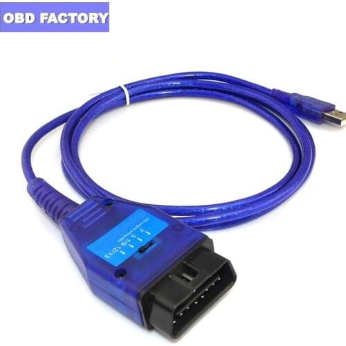 Hot FTDI Chip Auto Car Obd2 Diagnostic Cable for Fat VAG USB VAG KKL VAG USB Interface Car Ecu Scan Tool 4 Way Switch