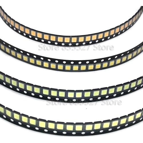 1000PCS/LOT 2835 SMD LED 23-25LM pure white/natural white/warm white/cool white LED bright lamp beads Light emitting diode