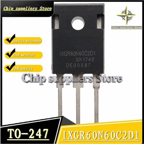 5PCS-10PCS) IXGR60N60C2D1 TO-247 IXGR60N60C TO247 60N60C High power IGBT tube 80A 600V New and original