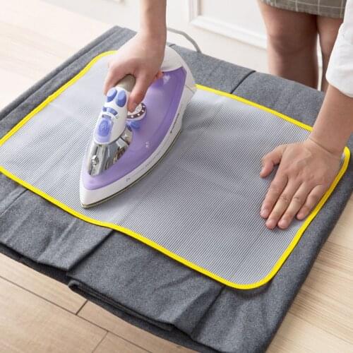 45x95cm High Temperature Ironing Cloth Ironing Pad Cover Household Protective Insulation Against Pressing Pad Boards Mesh Cloth