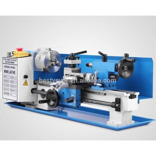 7 X 14 " MINI METAL LATHE INFINITELY VARIABLE SPEED NEW 3/4hp 550 WATT MOTOR