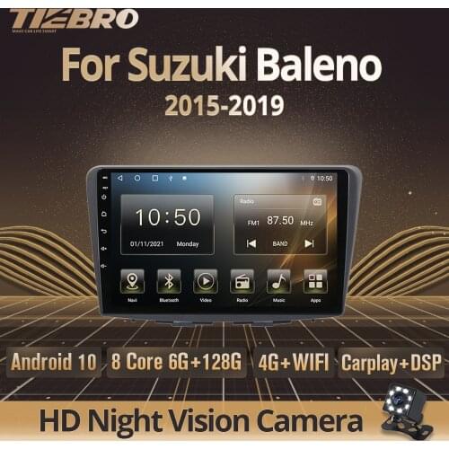 Tiebro 2DIN Android10.0 Car Radio For Suzuki Baleno 2015-2019 Auto Radio GPS Navigation 2DIN Car Stereo Bluetooth Player Carplay