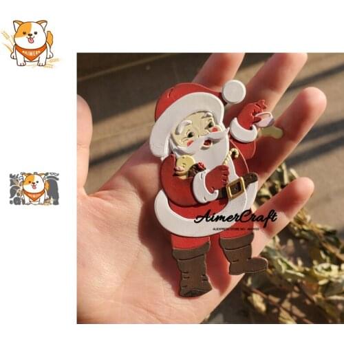 Santa Claus Christmas Metal Cutting Dies Scrapbooking Stencil Decorative Embossing Craft Die Cuts Card Making New Dies For 2019