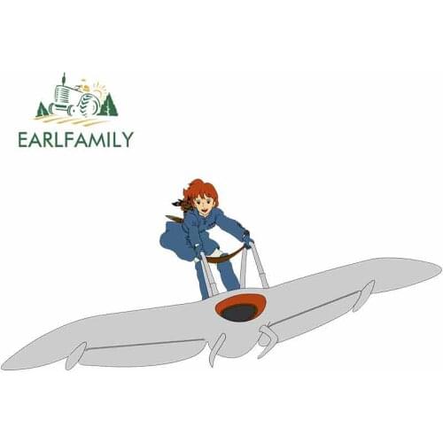 EARLFAMILY 13cm x 11.5cm for Nausicaa of the Valley of the Wind Decal Windows Surfboard Car Stickers Bumper Cartoon Car Styling