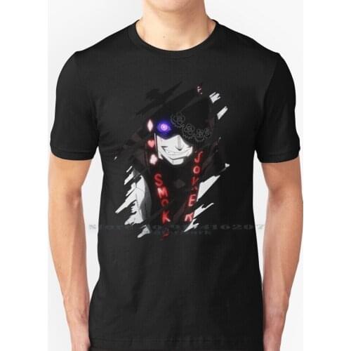 Joker Fire Force T Shirt 100% Pure Cotton Shinra Kusakabe Charon Anime Summer Middle Finger Hero Super Hero Enen No Shouboutai