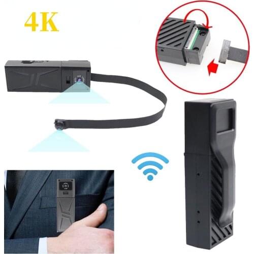 HD 4K DIY Portable WiFi IP Mini Camera P2P Wireless Micro Webcam Camcorder Video Recorder Support Remote View Body Cam