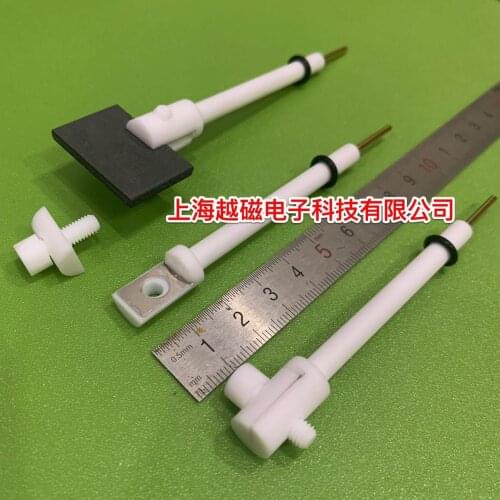 JJ110 Platinum Electrode Clip, Working Electrode Clip, PTFE Electrode Clip, Good Conductivity, Corrosion Resistance