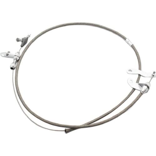 Braided Kick Down Cable Gas Throttle Cable for Ford C4 Transmission