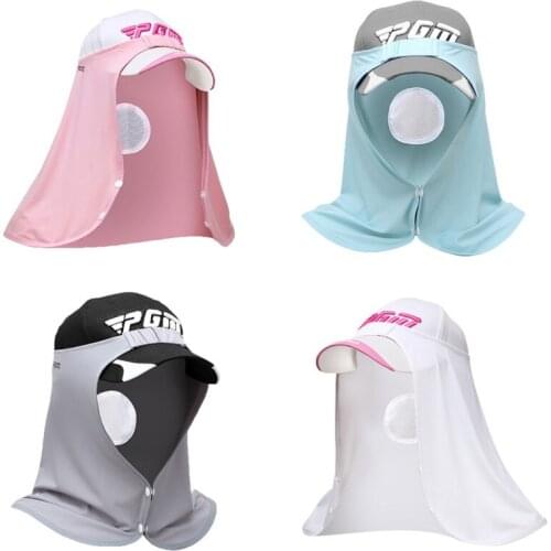 Summer Sunscreen Golf Hat Golf Mens And Womens Ice Silk Bib Hat