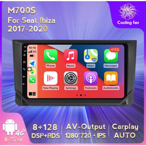 MEKEDE 6+128G 8 Core 4G LTE WIFI For SEAT Ibiza 2017- 2020 Car Radio Multimedia Video Player Navigation GPS Android 10.0