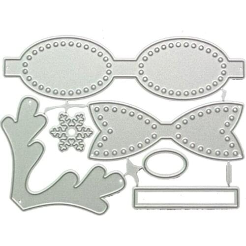 3D Bow Metal Cutting Dies Stencil DIY Scrapbooking Album Paper Card Template Mold Embossing Decoration