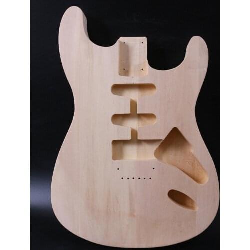 Unfinished SSH Electric Guitar Body Basswood Handmade Guitar Project also have SSS HSH HH