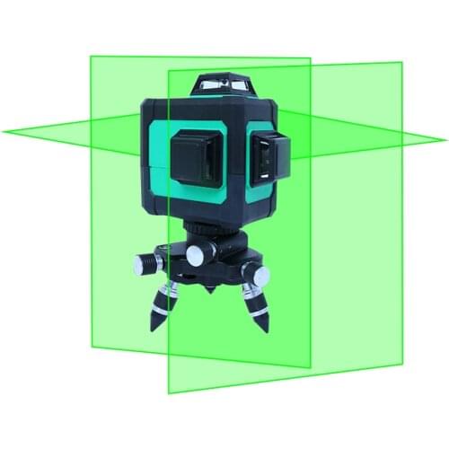 New LND 12 line green laser level 3D wall stickers automatically laser wire throwing instrument level instrument