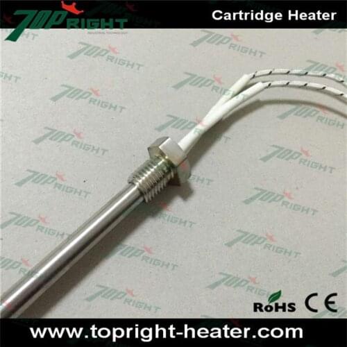 Single-End Terminal cartridge Tubular Heaters AC 230V 300W dia.8mm x 200mm
