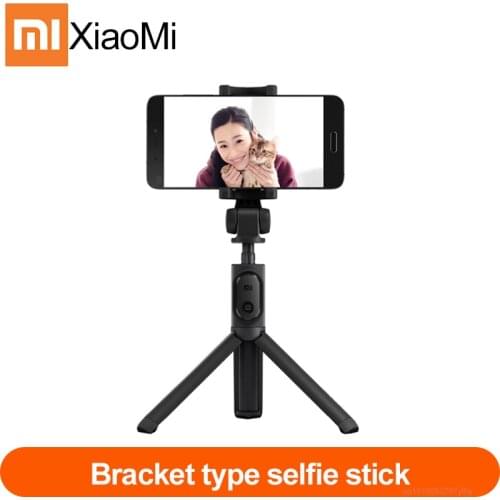 Original Xiaomi Handheld Mini Tripod 3 in 1 Self-portrait Monopod Phone Selfie Stick Bluetooth Wireless Remote Shutter Black