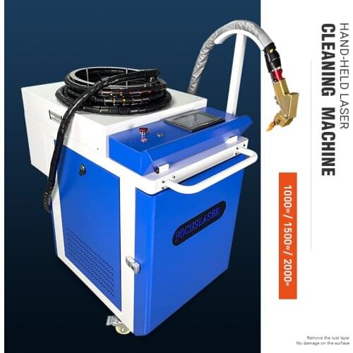 Hand-Held Laser Cleaning Machine Rust Removal 1000W 1500W 2000W Raycus Metal Stain Cleaning Laser Machine