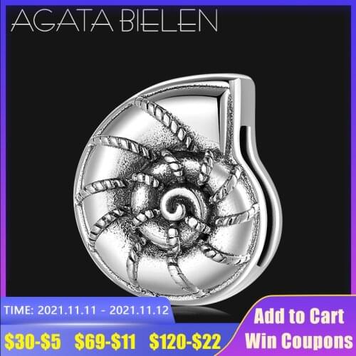 New 925 Sterling Silver Beautiful Snails Shape Fine Beads Jewelry Making Fit Original Reflexions Charms Bracelet