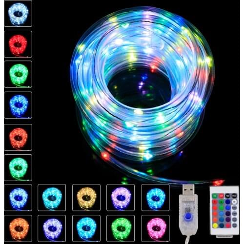 TOXNOH LED String Lights With Transparent Wire