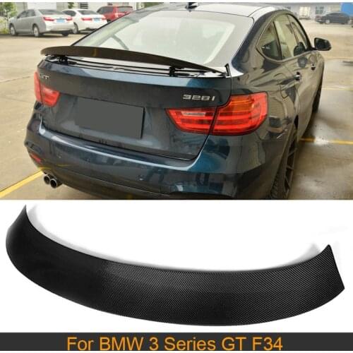 Carbon Fiber Rear Trunk Boot Lip Wing Spoiler for BMW 3 Series GT F34 Hatchback 4 Door 14-17 328i 330i 335i 340i GT Rear Spoiler