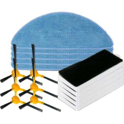 Robot Vacuum Cleaner Replacement Parts Side Brush Filters Compatible for Haier M2 TAB-T710L TT53 Cleaner Accessories