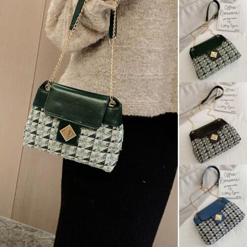 Women Bag Small Handbag Shoulder Tote Satchel Ladies Retro Chain Messenger Cross Body Bags