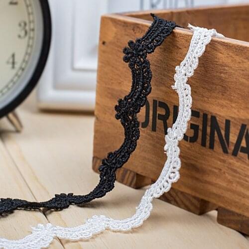2018 hot sale high quality 1 cm polyester water soluble accessories DIY manual embroidery lace