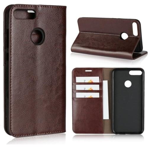 360 Natural Genuine Leather Skin Flip Wallet Book Phone Case Cover On For Huawei Honor 9 Lite Honor9 9lite 32/64/128 GB Light