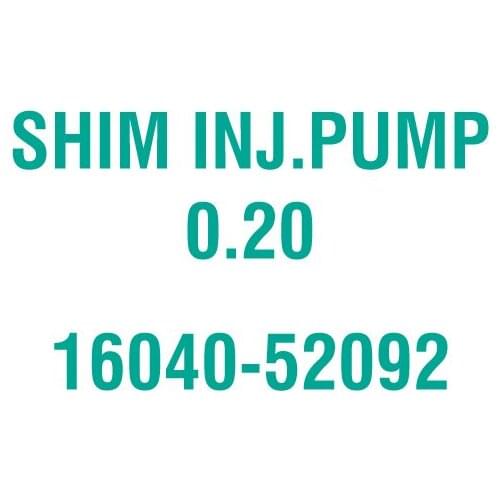 For Kubota 16040-52092 SHIM INJ.PUMP 0.20