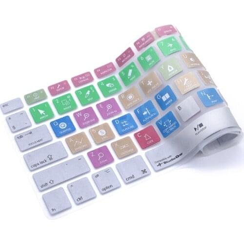 Keyboard Skin Cover For A1278 Studio One Shortcut Hotkeys For Macbook Pro Air Retina 13" A1369 A1466 A1425 A1502 Pro Retina 15"