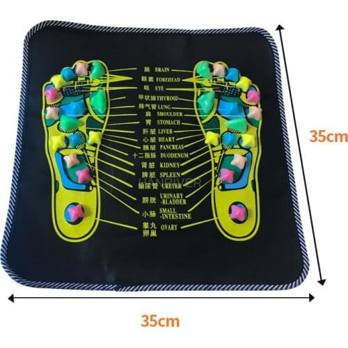 Walk Stone Foot Leg Pain Relieve Relief Walk Massager Mat Health Care Acupressure Mat Pad massageador