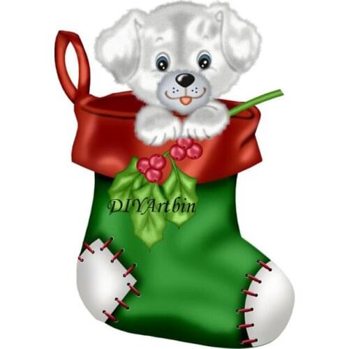 New Christmas Dog Shoes Cutting Dies Metal Scrapbooking Dies Metal Nouveau Arrivage 2020 Little Baby Brithday Tag Die