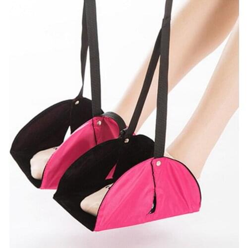 Portable Travel Aviation Seat Foot Pad Train practical Adjustable Stand Foot Rest Feet Hammock Travel Accessories