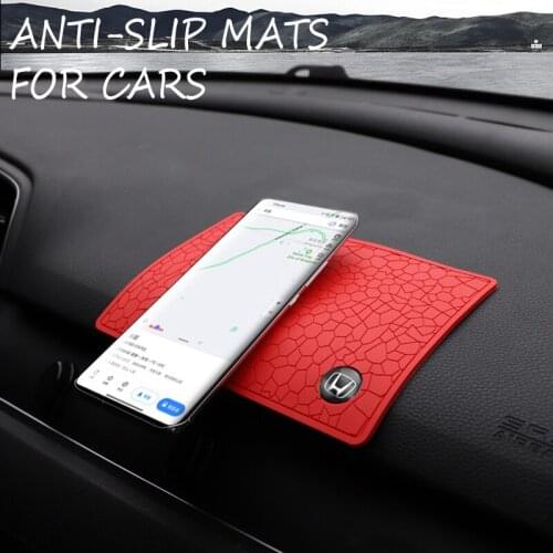 Anti Slip Mat Phone GPS Key Mp3 Car Sticky Anti-Slip Pad Accessories For Honda Civic Accord CRV Fit Jazz Transalp CBR Odyssey