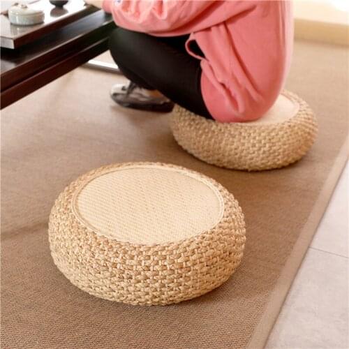 Straw Sit Pier Japanese The Cane Makes Up Futon Cushion Home Stay Facility Tatami Cushion Seat Cushion Floor Cushion