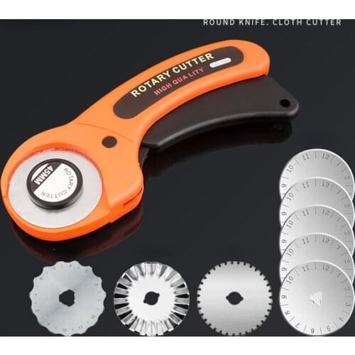1pcs Patchwork hob cutting wheel cutter cloth cutter manual cloth cutting round hob cloth cutter hob blade 45mm