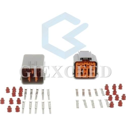 10 Pin 6195-0167 6195-0164 Female Male Waterproof Cable Socket Auto Connector For Motors Cars